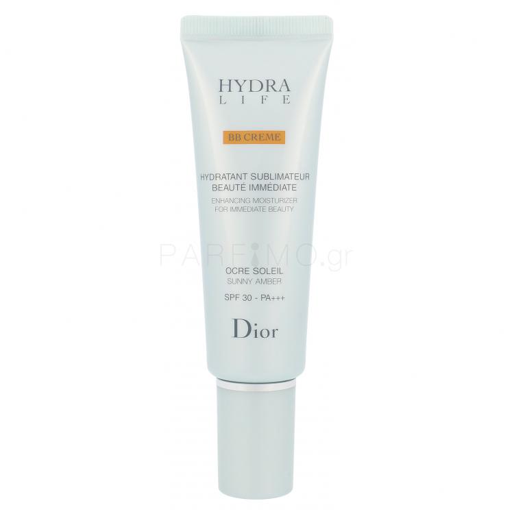Christian Dior Hydra Life Enhancing Moisturizer SPF30 ΒΒ κρέμα για γυναίκες 50 ml Απόχρωση 03 Sunny Amber