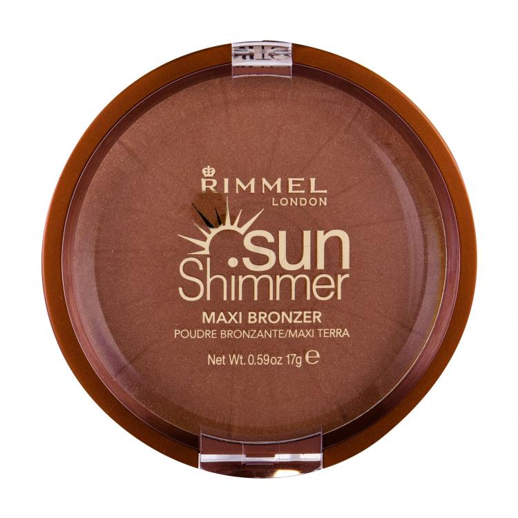 Rimmel London Sun Shimmer Maxi Bronzer για γυναίκες 17 gr Απόχρωση 004 Sun Star