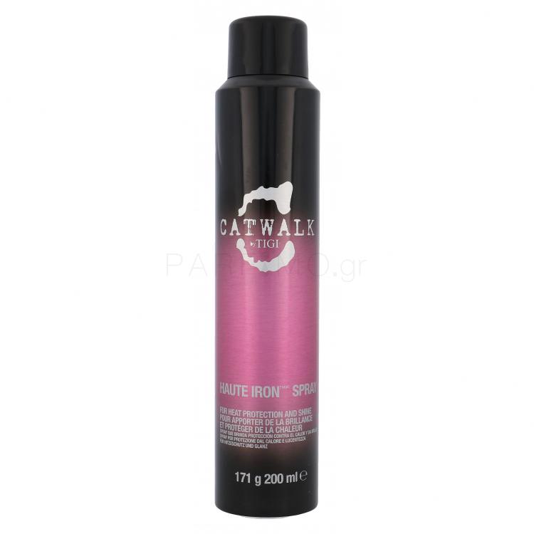 Tigi Catwalk Haute Iron Spray Για τη θερμική επεξεργασία των μαλλιών για γυναίκες 200 ml