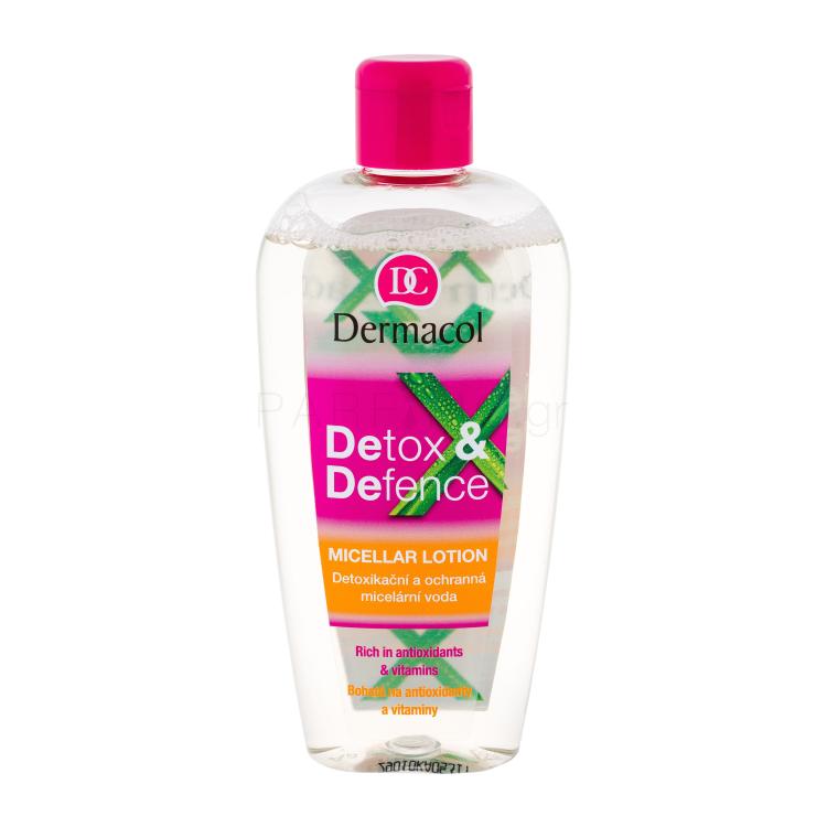 Dermacol Detox &amp; Defence Μικυλλιακό νερό για γυναίκες 200 ml