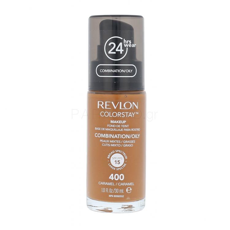 Revlon Colorstay Combination Oily Skin SPF15 Make up για γυναίκες 30 ml Απόχρωση 400 Caramel