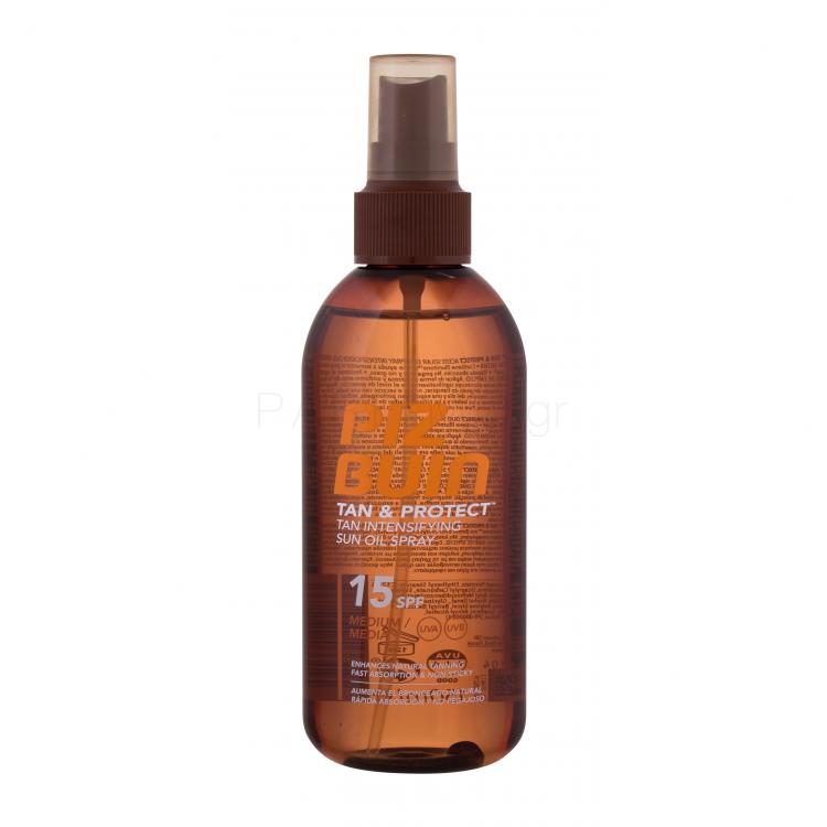 PIZ BUIN Tan &amp; Protect Tan Intensifying Oil Spray SPF15 Αντιηλιακό προϊόν για το σώμα 150 ml