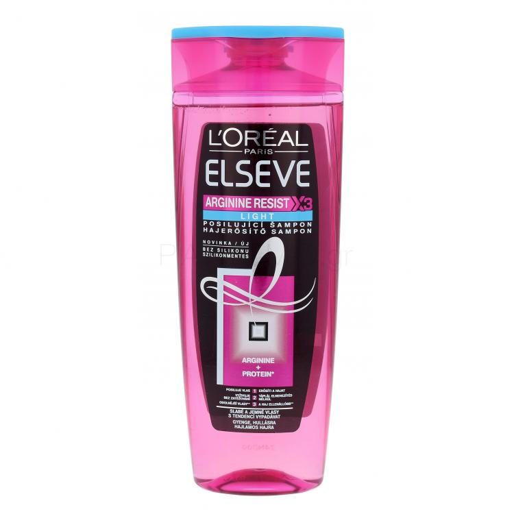 L&#039;Oréal Paris Elseve Arginine Resist X3 Light Shampoo Σαμπουάν για γυναίκες 400 ml