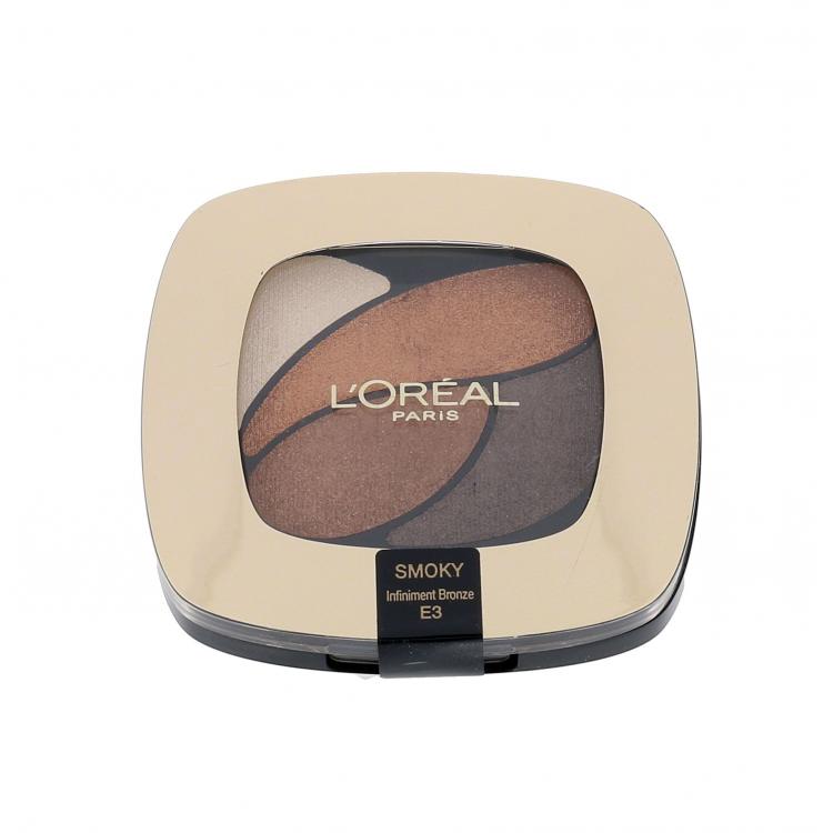 L&#039;Oréal Paris Color Riche Quad Eye Shadows Σκιές ματιών για γυναίκες 2,5 gr Απόχρωση E3 Infiniment Bronze