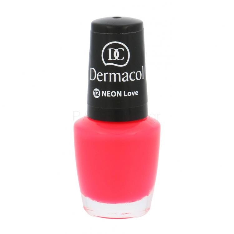 Dermacol Neon Βερνίκια νυχιών για γυναίκες 5 ml Απόχρωση 12 Love