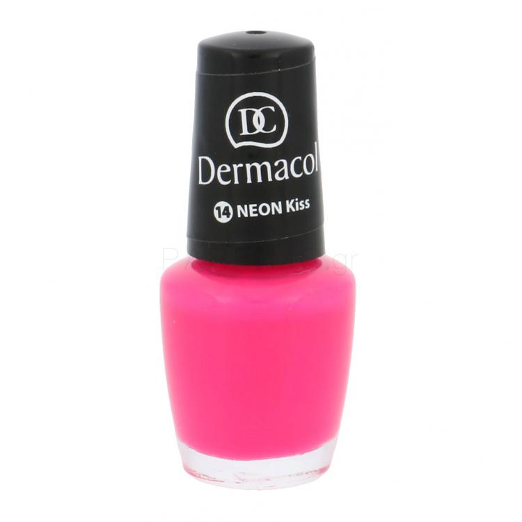 Dermacol Neon Βερνίκια νυχιών για γυναίκες 5 ml Απόχρωση 14 Kiss