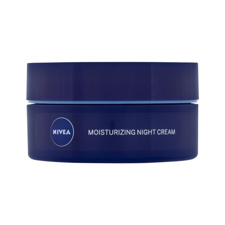 Nivea Moisturizing Night Cream Normal Skin Κρέμα προσώπου νύχτας για γυναίκες 50 ml
