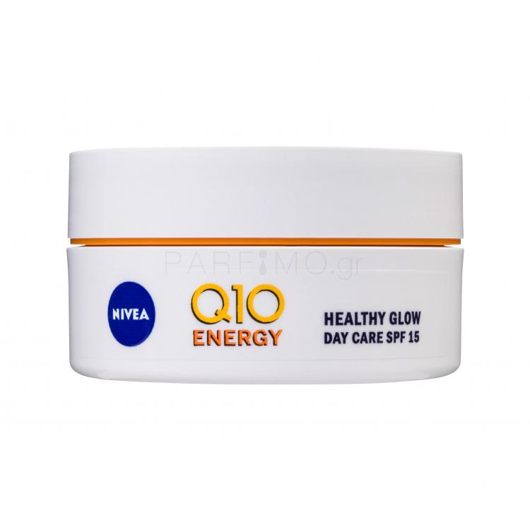 Nivea Q10 Energy Healthy Glow Day Care SPF15 Κρέμα προσώπου ημέρας για γυναίκες 50 ml
