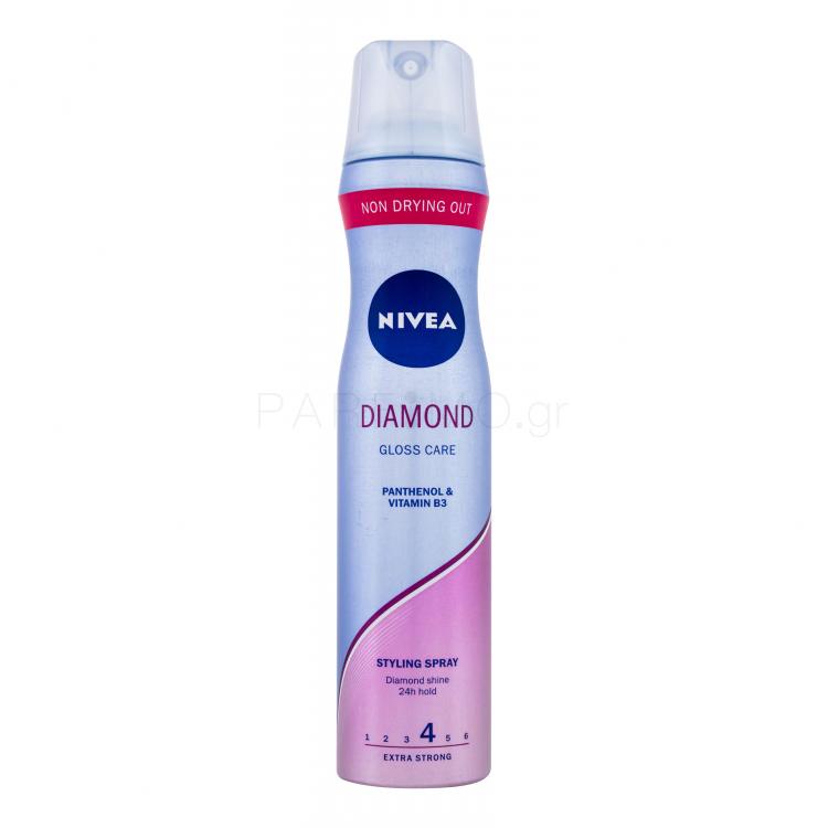Nivea Diamond Gloss Care Λακ μαλλιών για γυναίκες 250 ml