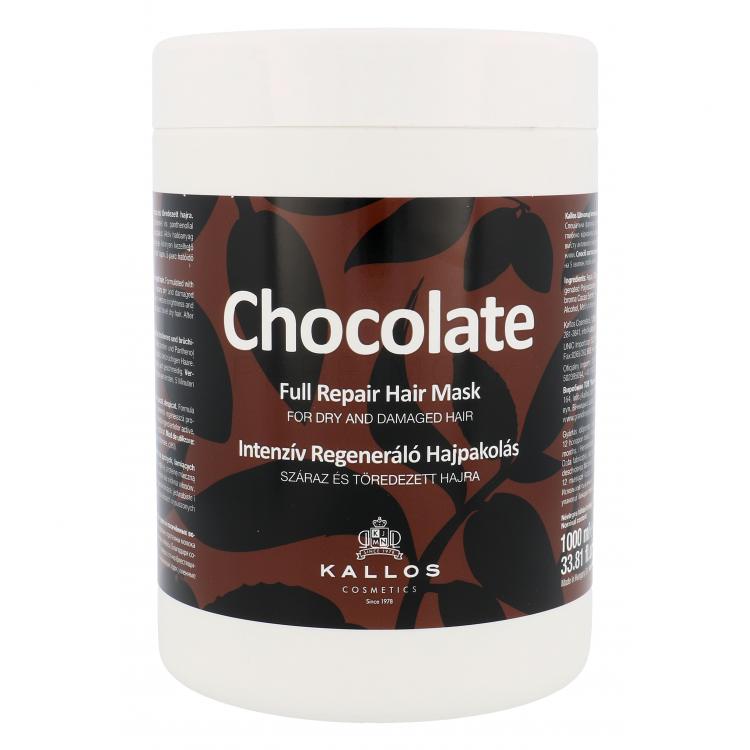 Kallos Cosmetics Chocolate Μάσκα μαλλιών για γυναίκες 1000 ml
