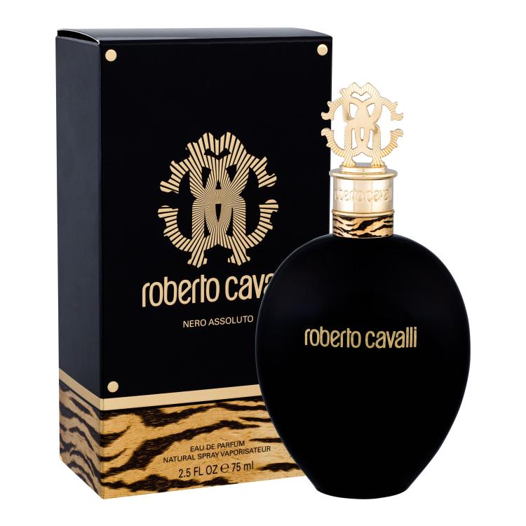 Roberto Cavalli Nero Assoluto Eau de Parfum για γυναίκες 75 ml ελλατωματική συσκευασία