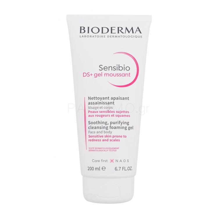 BIODERMA Sensibio DS+ Cleansing Gel Καθαριστικό τζελ για γυναίκες 200 ml
