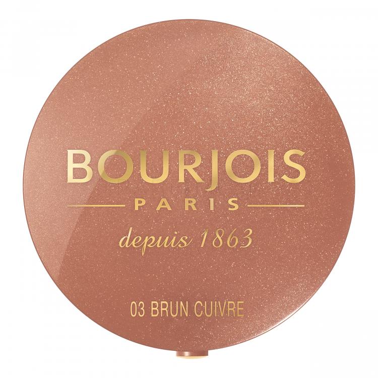 BOURJOIS Paris Little Round Pot Ρουζ για γυναίκες 2,5 gr Απόχρωση 03 Brun Cuivré