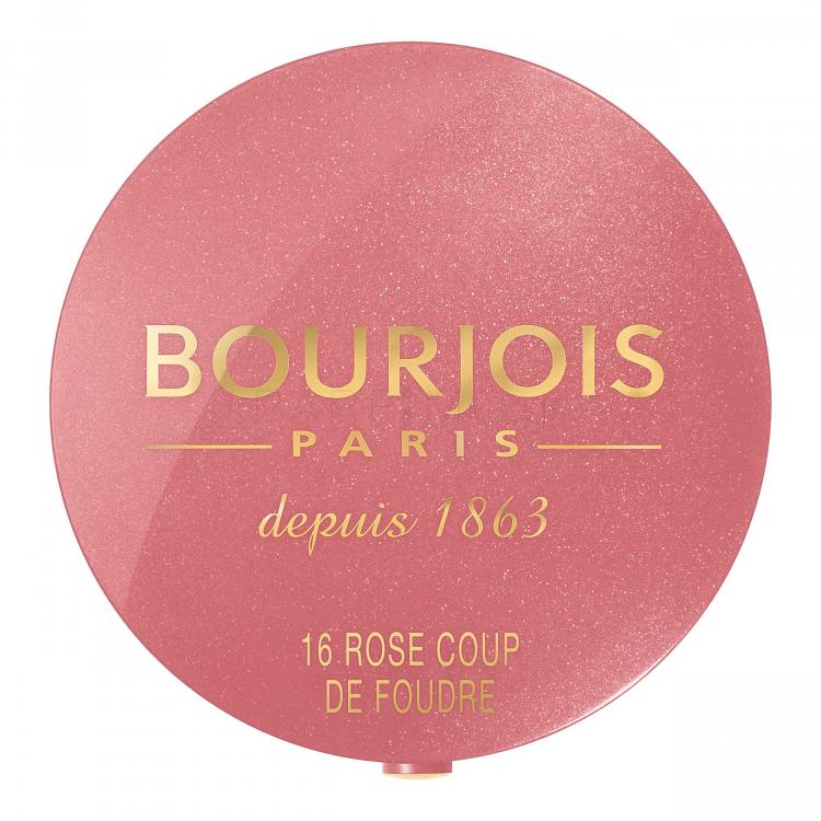 BOURJOIS Paris Little Round Pot Ρουζ για γυναίκες 2,5 gr Απόχρωση 16 Rose Coup De Foudre