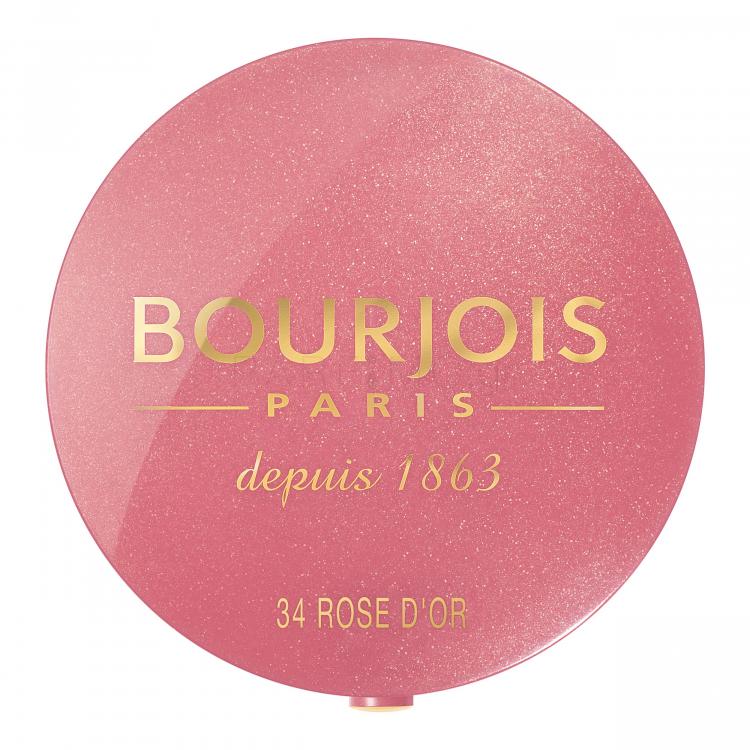 BOURJOIS Paris Little Round Pot Ρουζ για γυναίκες 2,5 gr Απόχρωση 34 Rose D´Or