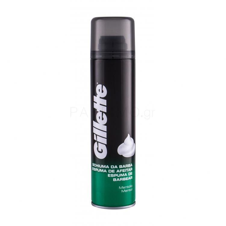 Gillette Shave Foam Menthol Αφροί ξυρίσματος για άνδρες 300 ml