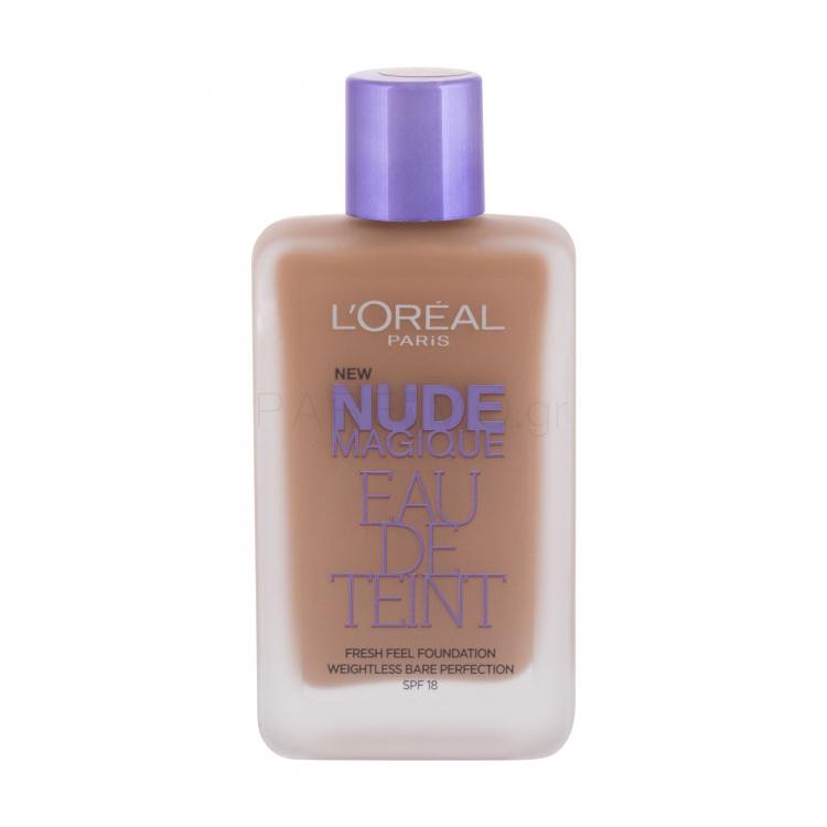 L&#039;Oréal Paris Nude Magique Eau De Teint SPF18 Make up για γυναίκες 20 ml Απόχρωση 190 Rose Beige