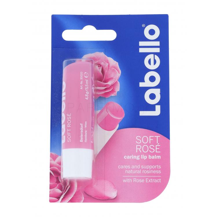 Labello Soft Rose Βάλσαμο για τα χείλη για γυναίκες 5,5 ml