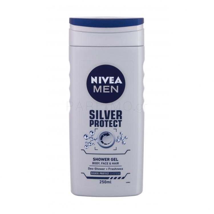 Nivea Men Silver Protect Αφρόλουτρο για άνδρες 250 ml