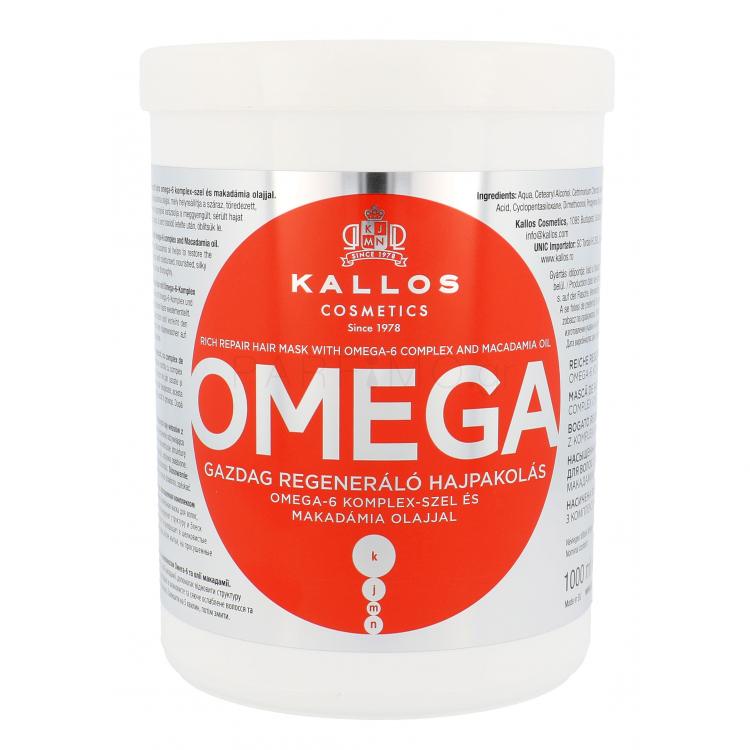 Kallos Cosmetics Omega Μάσκα μαλλιών για γυναίκες 1000 ml