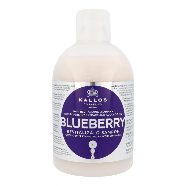 Kallos Cosmetics Blueberry Σαμπουάν για γυναίκες 1000 ml