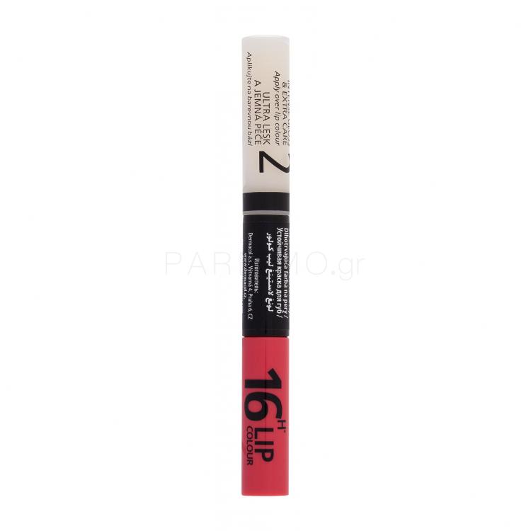 Dermacol 16H Lip Colour Κραγιόν για γυναίκες 4,8 gr Απόχρωση 02