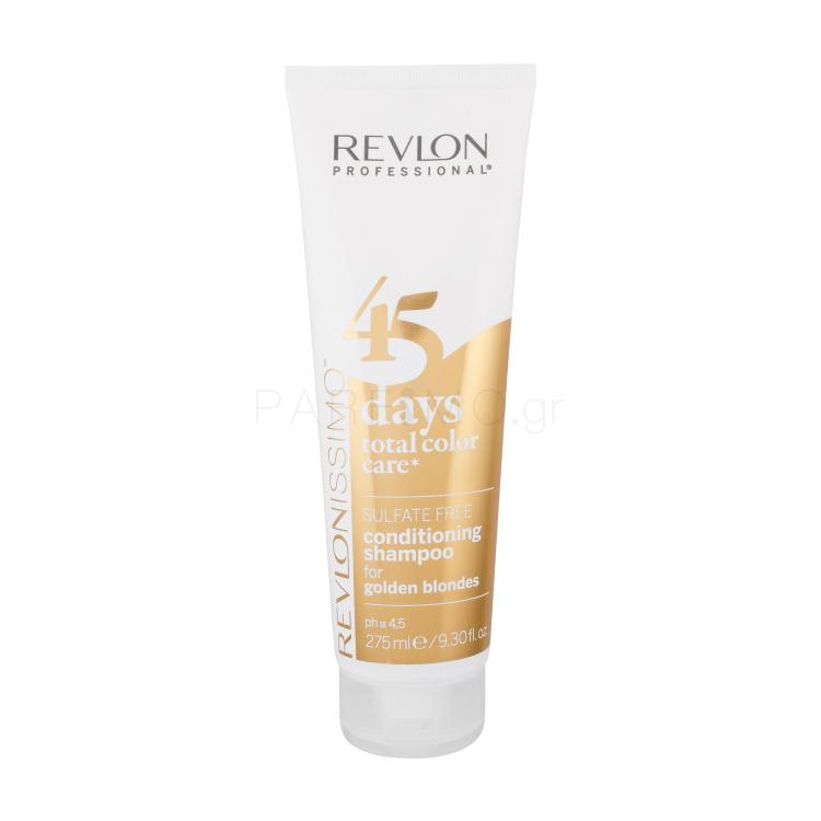 Revlon Professional Revlonissimo 45 Days 2in1 For Golden Blondes Σαμπουάν για γυναίκες 275 ml