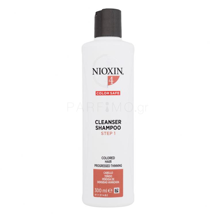 Nioxin System 4 Color Safe Cleanser Shampoo Σαμπουάν για γυναίκες 300 ml
