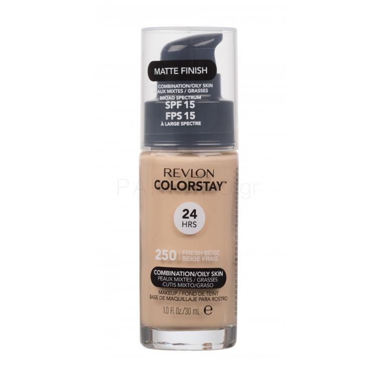 Revlon Colorstay Combination Oily Skin SPF15 Make up για γυναίκες 30 ml Απόχρωση 250 Fresh Beige