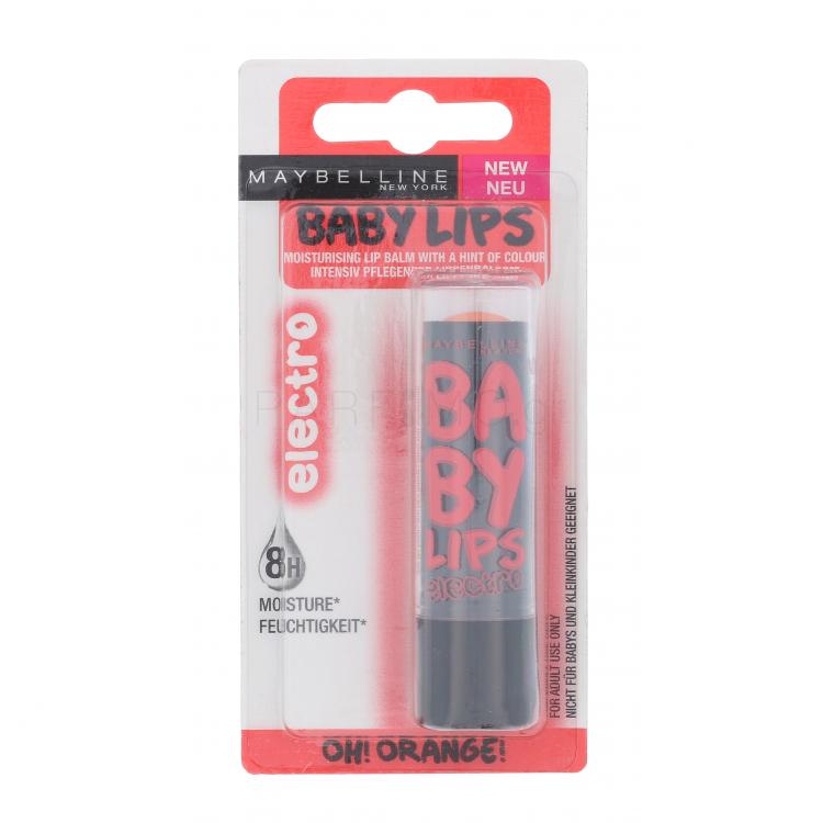 Maybelline Baby Lips Electro Βάλσαμο για τα χείλη για γυναίκες 4,4 gr Απόχρωση Oh! Orange!
