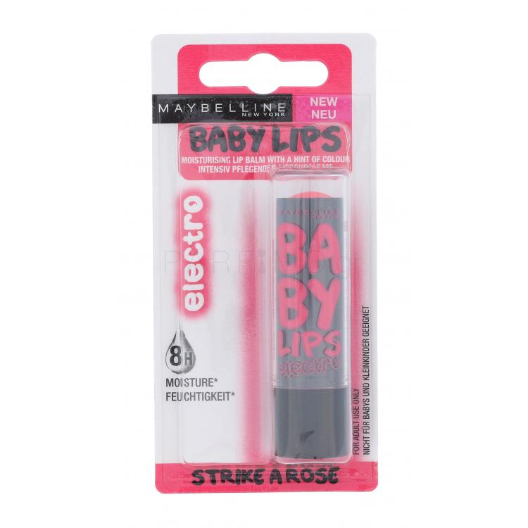 Maybelline Baby Lips Electro Βάλσαμο για τα χείλη για γυναίκες 4,4 gr Απόχρωση Strike A Rose