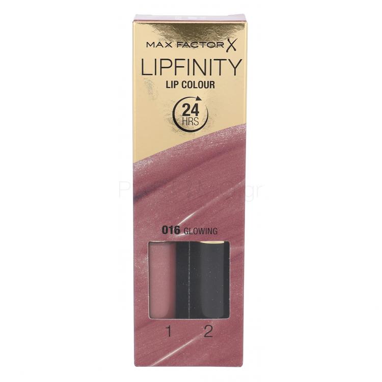 Max Factor Lipfinity 24HRS Lip Colour Κραγιόν για γυναίκες 4,2 gr Απόχρωση 016 Glowing