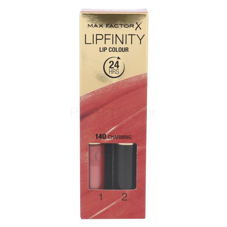 Max Factor Lipfinity 24HRS Lip Colour Κραγιόν για γυναίκες 4,2 gr Απόχρωση 140 Charming