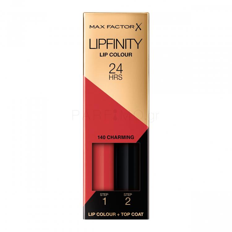Max Factor Lipfinity 24HRS Lip Colour Κραγιόν για γυναίκες 4,2 gr Απόχρωση 140 Charming