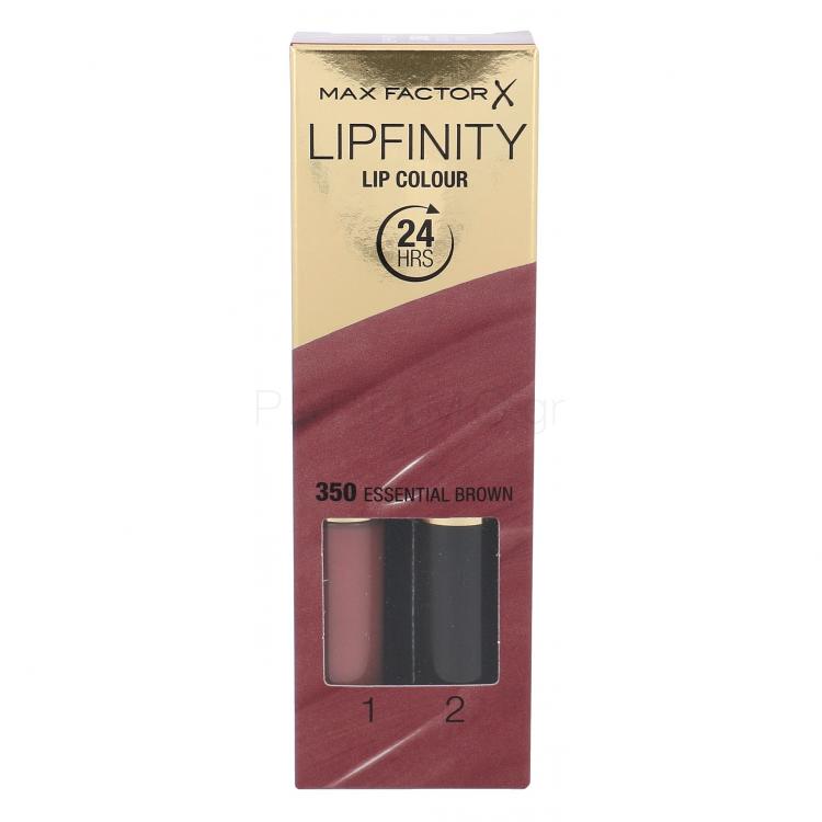 Max Factor Lipfinity Lip Colour Κραγιόν για γυναίκες 4,2 gr Απόχρωση 350 Essential Brown