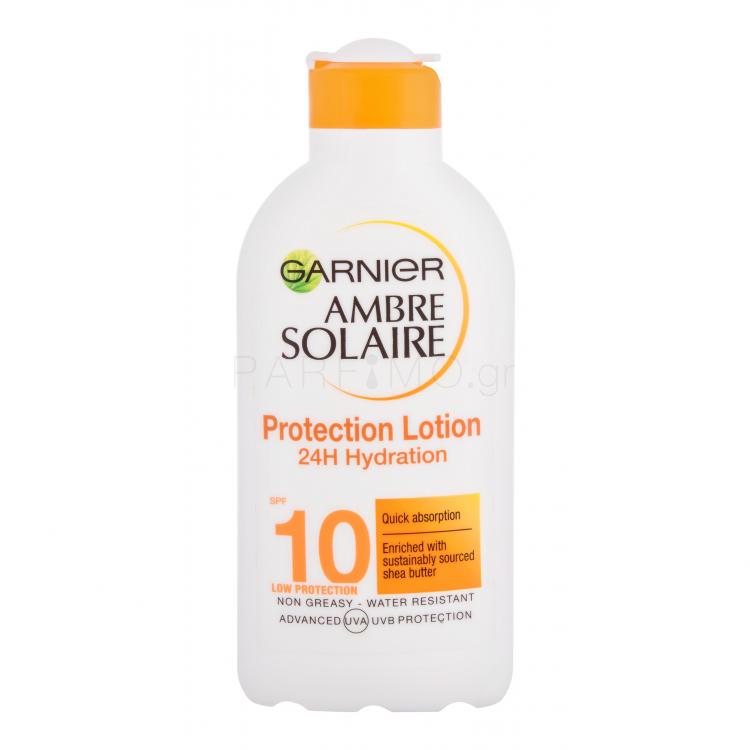 Garnier Ambre Solaire Protection Lotion Low SPF10 Αντιηλιακό προϊόν για το σώμα 200 ml