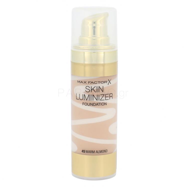 Max Factor Skin Luminizer Make up για γυναίκες 30 ml Απόχρωση 45 Warm Almond