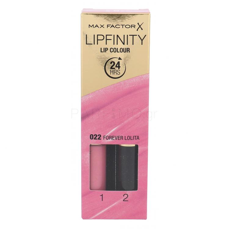 Max Factor Lipfinity Lip Colour Κραγιόν για γυναίκες 4,2 gr Απόχρωση 022 Forever Lolita