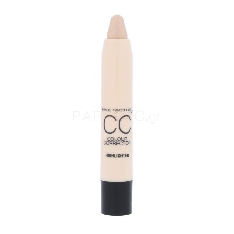 Max Factor CC Colour Corrector Concealer για γυναίκες 3,3 gr Απόχρωση Highlighter