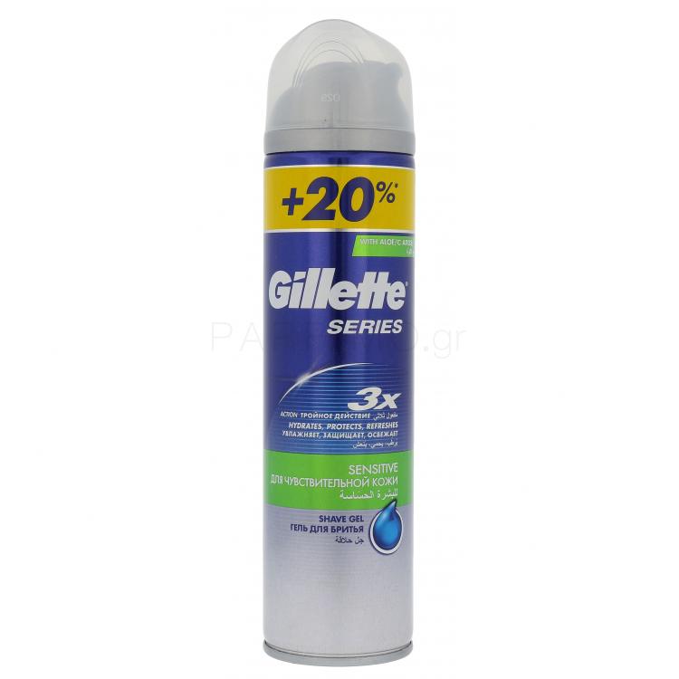 Gillette Series Sensitive Τζελ ξυρίσματος για άνδρες 240 ml