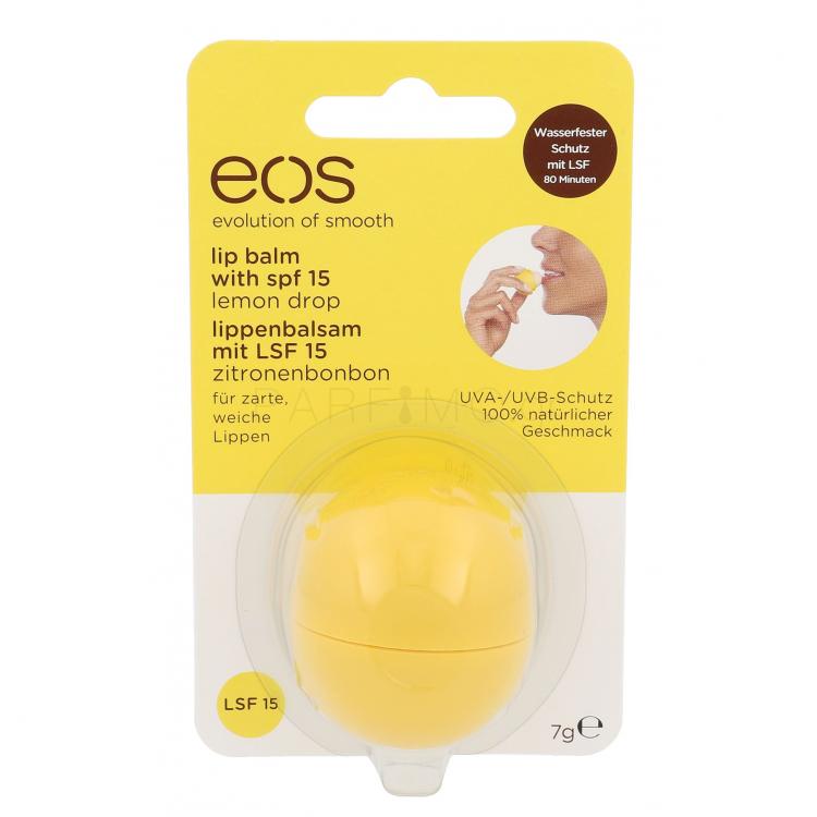 EOS Lip Balm SPF15 Βάλσαμο για τα χείλη για γυναίκες 7 gr Απόχρωση Lemon Drop