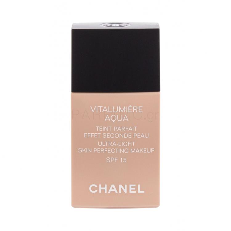 Chanel Vitalumière Aqua SPF15 Make up για γυναίκες 30 ml Απόχρωση 10 Beige