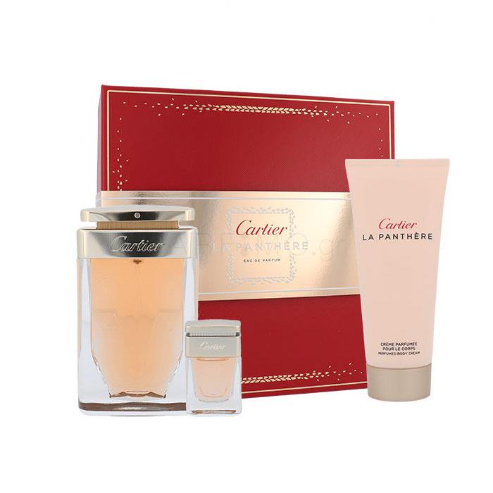 Cartier La Panthère Σετ δώρου EDP 75 ml + κρέμα σώματος 100 ml + EDP 6 ml