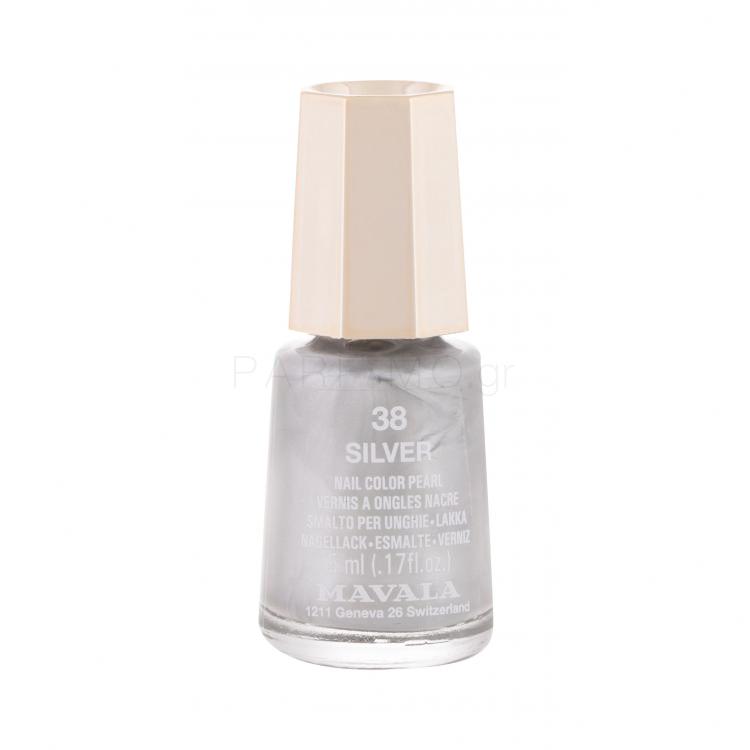 MAVALA Mini Color Βερνίκια νυχιών για γυναίκες 5 ml Απόχρωση 38 Silver