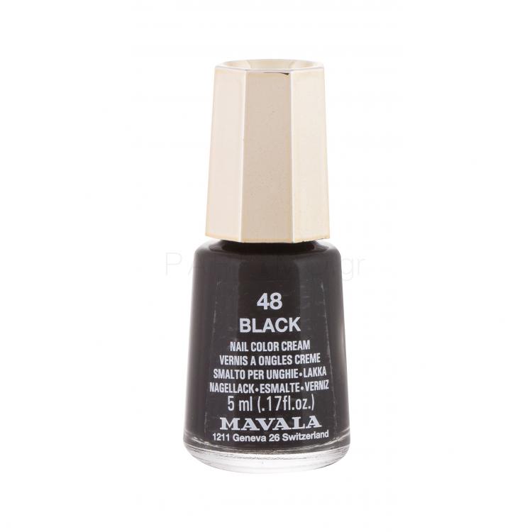 MAVALA Mini Color Βερνίκι νυχιών για γυναίκες 5 ml Απόχρωση 48 Black