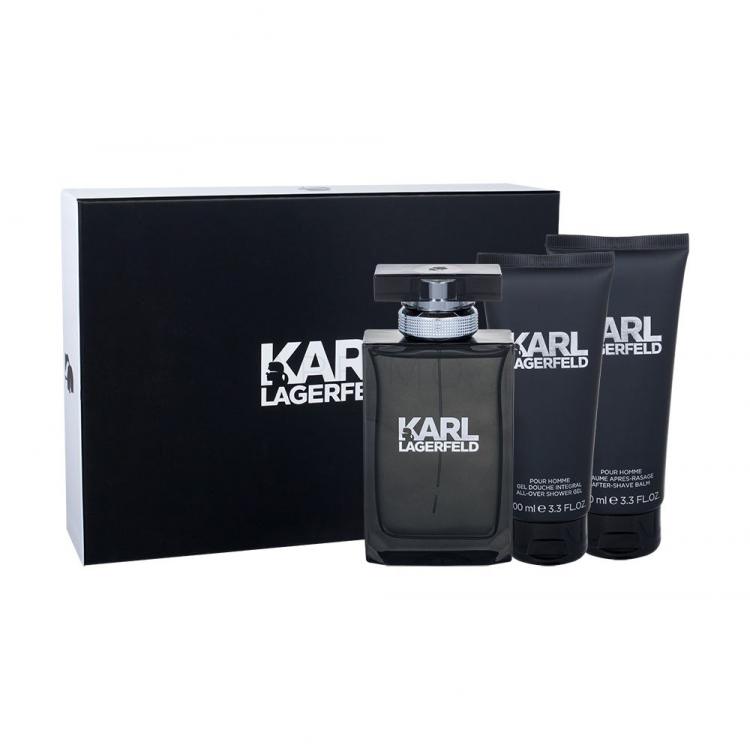 Karl Lagerfeld Karl Lagerfeld For Him Σετ δώρου EDT 100 ml + βάλσαμο για μετά το ξύρισμα 100 ml + αφρόλουτρο 100 ml