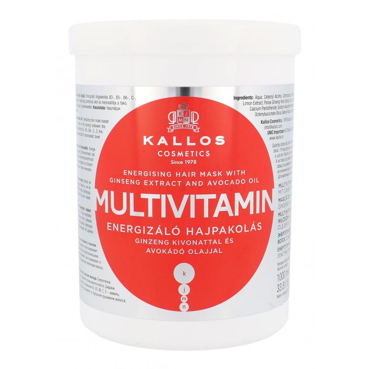 Kallos Cosmetics Multivitamin Μάσκα μαλλιών για γυναίκες 1000 ml