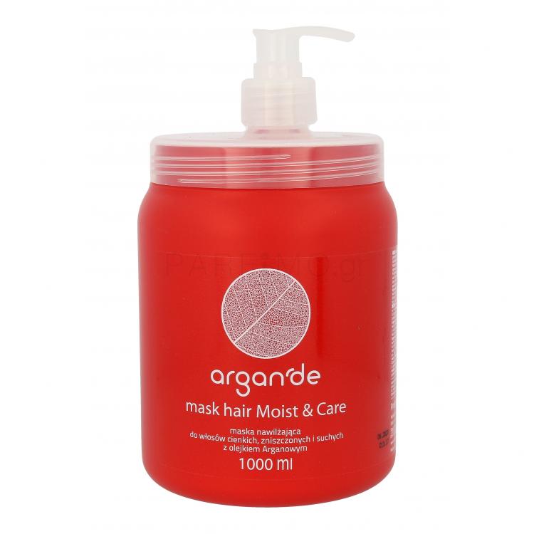 Stapiz Argan De Moist &amp; Care Μάσκα μαλλιών για γυναίκες 1000 ml