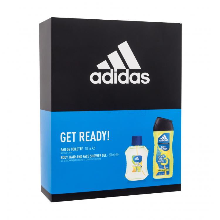 Adidas Get Ready! For Him Σετ δώρου EDT 100ml + 250ml αφρόλουτρο