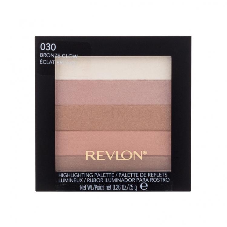 Revlon Highlighting Palette Highlighter για γυναίκες 7,5 gr Απόχρωση 030 Bronze Glow